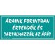 Áraink forintban értendők és tartalmazzák az ÁFÁ-t, 12,5 x 22,5 cm tábla, Türkiz